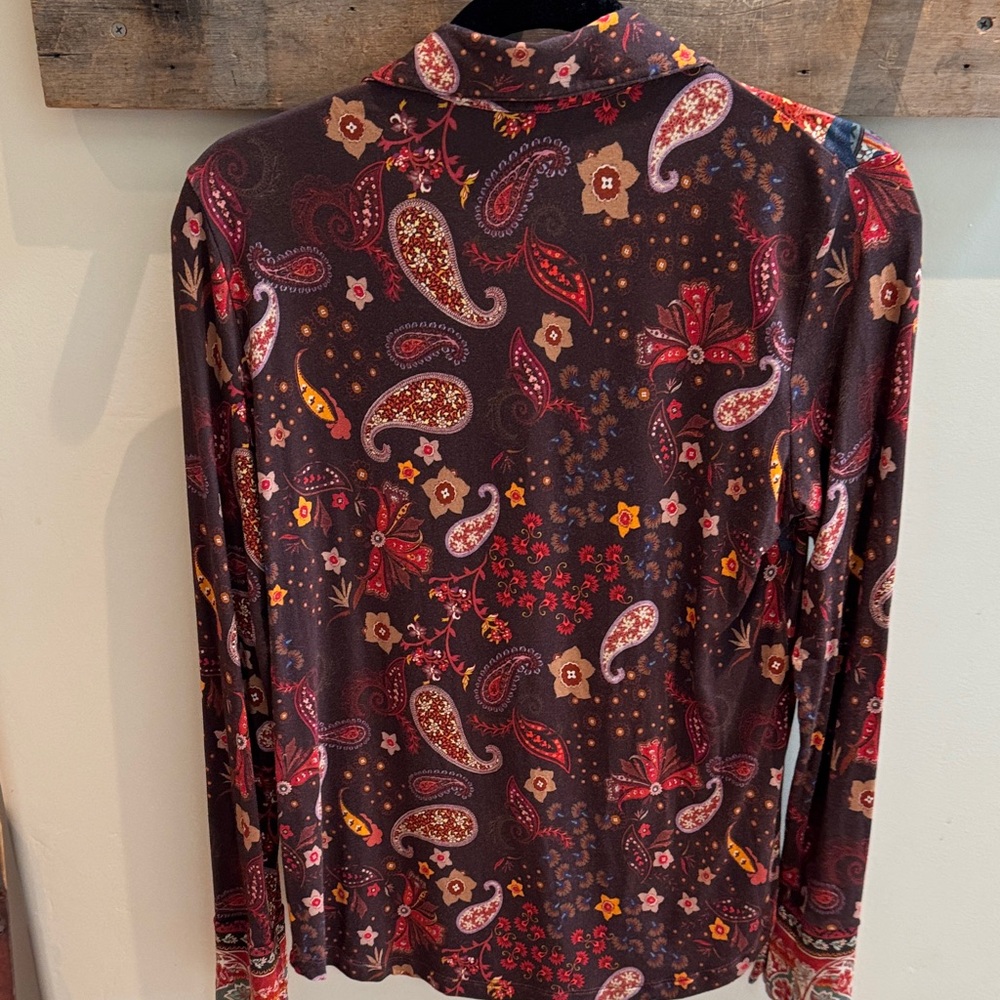 Johnny Was‎ Floral Embroidered Top - Picture 5 of 7
